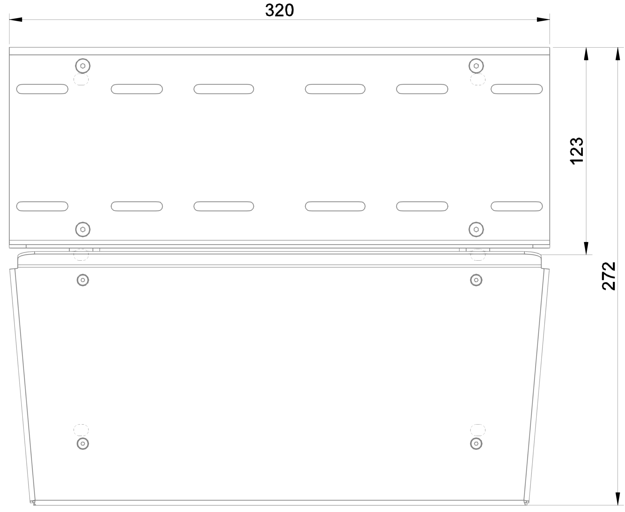 Sprint Baseplate Anthracite • Heusinkveld Advanced Simracing