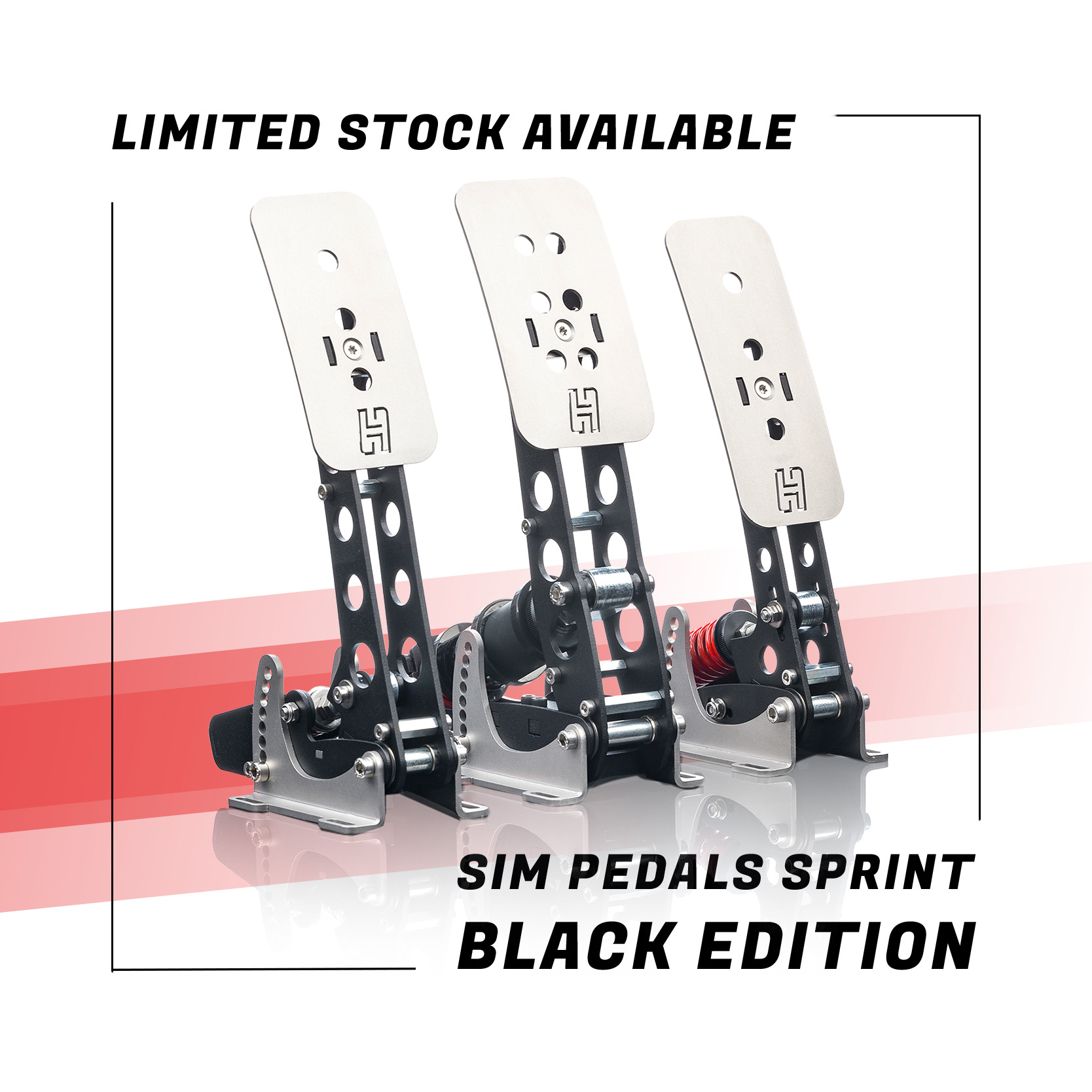 Sim Pedals Sprint - Black Edition • Heusinkveld